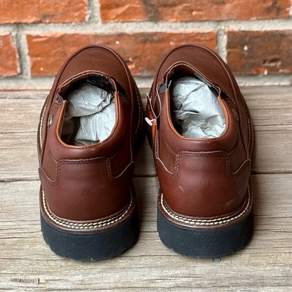Red Wing Irish Setter 1880 Trail Walker Brown Leather Slip On Shoes Sz 11.5EE - Picture 3 of 9